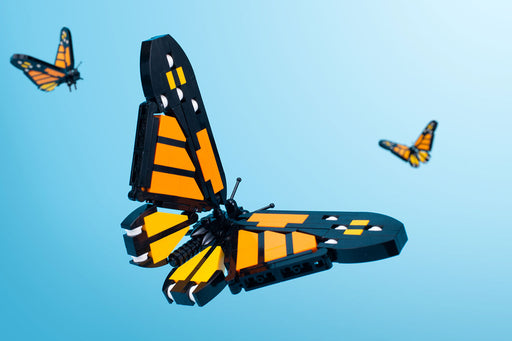 Monarch Butterfly - B3 Customs Building Set made using LEGO parts - Just $34.99! Shop now at Retro Gaming of Denver