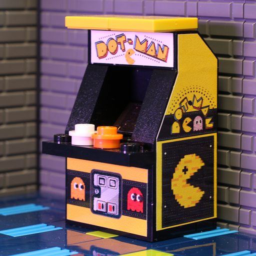 Dot-Man Arcade Machine made using LEGO parts (LEGO) - Premium Custom LEGO Kit - Just $9.99! Shop now at Retro Gaming of Denver