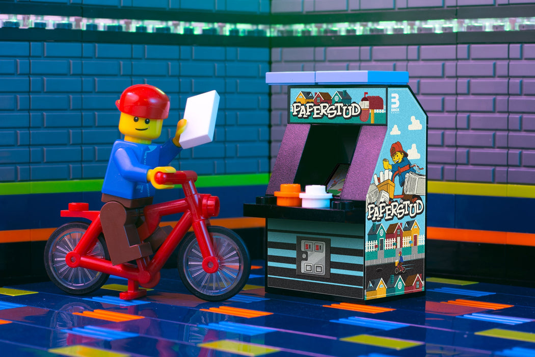 Paper Stud - B3 Customs Arcade Machine made using LEGO parts - Just $9.99! Shop now at Retro Gaming of Denver