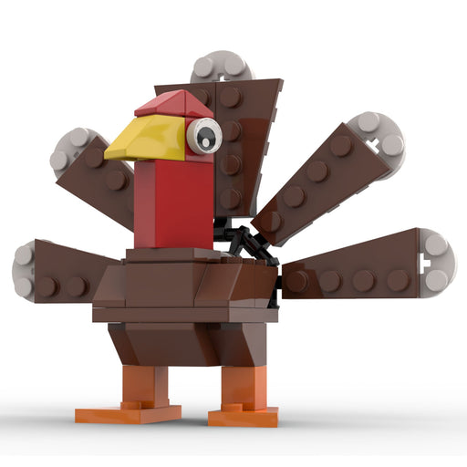 Thanksgiving Turkey - B3 Customs Set made using LEGO bricks - Premium Custom LEGO Kit - Just $9.99! Shop now at Retro Gaming of Denver