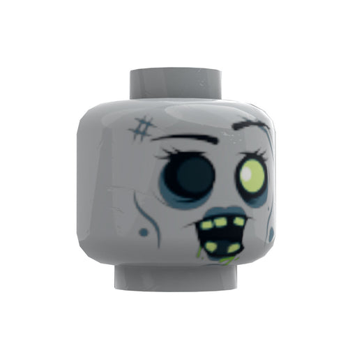 Zombie #1 Minifig Head (LEGO) - Premium  - Just $2.50! Shop now at Retro Gaming of Denver