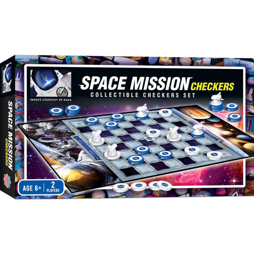 Space Mission Checkers Board Game - for just $19.99! 