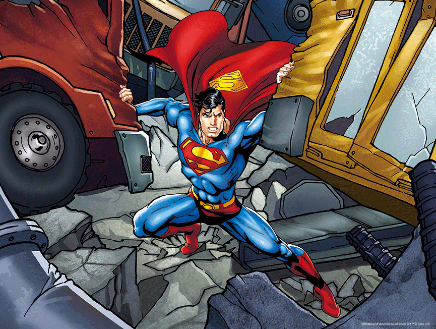 Lenticular 3D Puzzle: DC - Superman Strength - for just $14.99! 