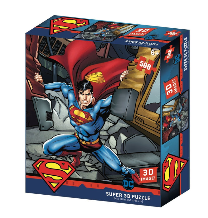 Lenticular 3D Puzzle: DC - Superman Strength - for just $14.99! 