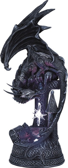 Black Dragon On LED Pedestal - for just $25.99! 