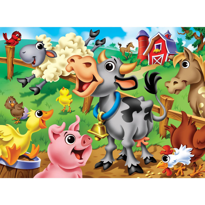 Googly Eyes - Farm Animals 48 Piece Jigsaw Puzzle - Just $12.99! Shop now at Retro Gaming of Denver