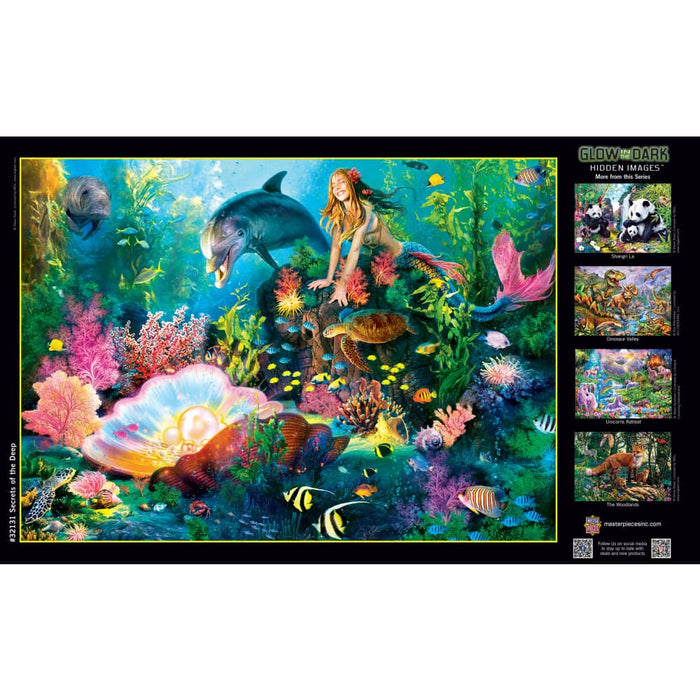 Hidden Images - Secrets of the Deep 500 Piece Jigsaw Puzzle - for just $14.99! 