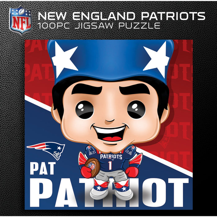 Pat Patriot - New England Patriots Mascot 100 Piece Jigsaw Puzzle - Just $7.99! Shop now at Retro Gaming of Denver