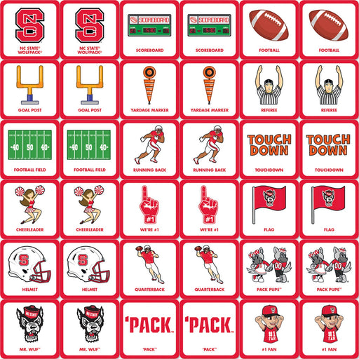 NC State Wolfpack Matching Game - Premium Card Games - Just $12.99! Shop now at Retro Gaming of Denver