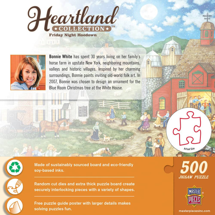 Heartland - Friday Night Hoe Down 500 Piece Jigsaw Puzzle - for just $14.99! 
