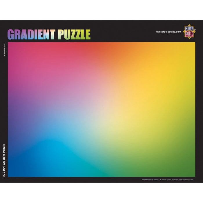 Rainbow Gradient 1000 Piece Jigsaw Puzzle - Just $16.99! Shop now at Retro Gaming of Denver