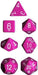 Opaque Polyhedral Light Purple/white 7-Die Set - for just $4.25! 
