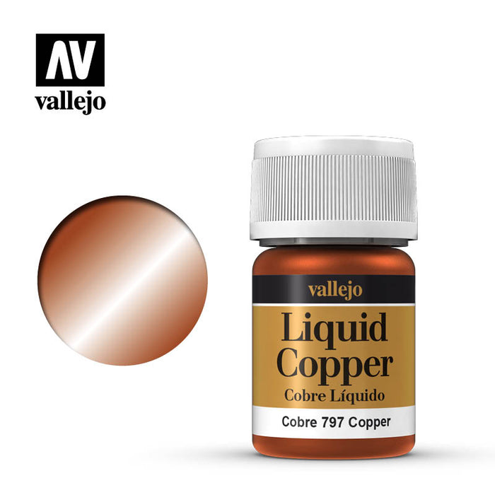 Vallejo - Liquid Gold Metallics - 35ml. - for just $5.99! 
