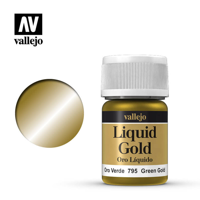Vallejo - Liquid Gold Metallics - 35ml. - for just $5.99! 