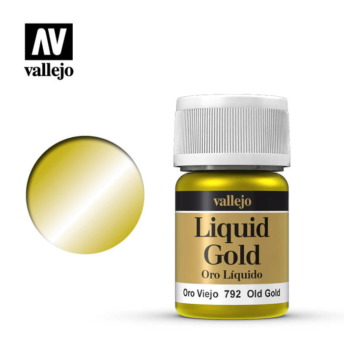 Vallejo - Liquid Gold Metallics - 35ml. - for just $5.99! 