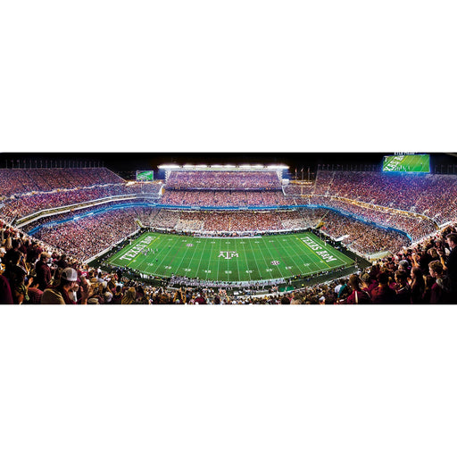 Texas A&M Aggies - 1000 Piece Panoramic Jigsaw Puzzle - Center View - Just $19.99! Shop now at Retro Gaming of Denver