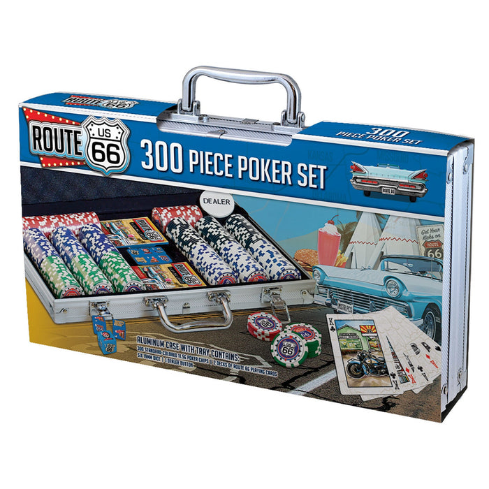 Route 66 300 Piece Poker Set - Just $99.99! Shop now at Retro Gaming of Denver