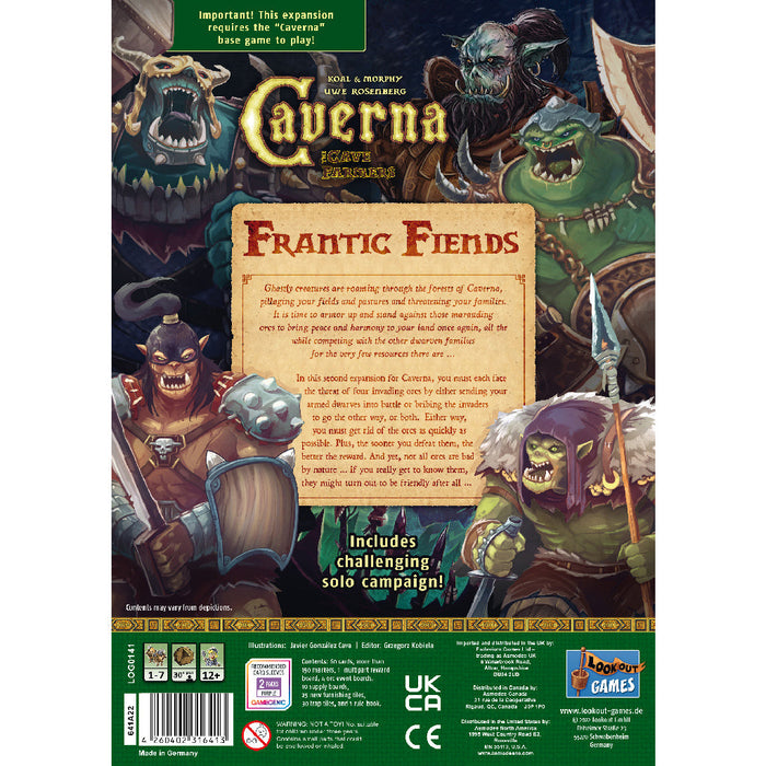 Caverna: The Cave Farmers - Frantic Fiends - for just $14.99! 