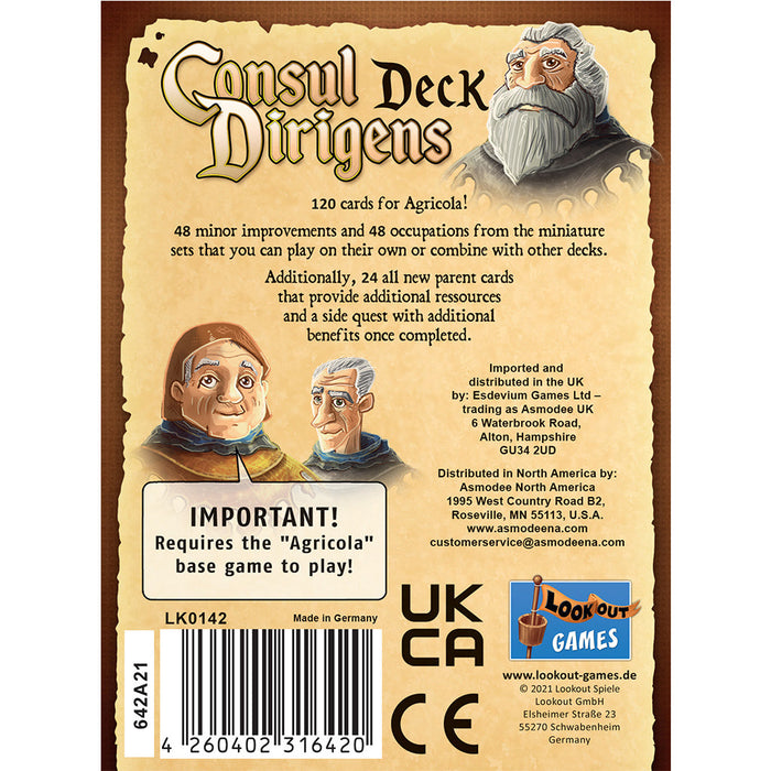 Agricola: Consul Dirigens Deck Expansion - for just $9.99! 