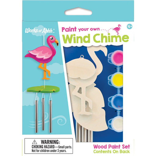 Flamingo Wind Chime Wood Craft & Paint Kit - for just $7.99! 