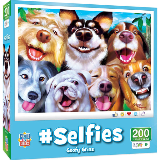 Selfies - Goofy Grins 200 Piece Jigsaw Puzzle - for just $12.99! 