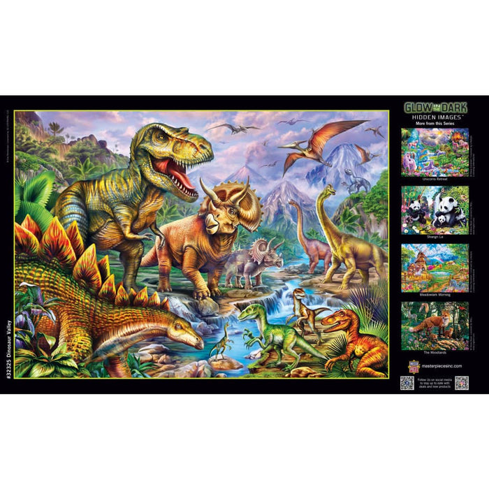 Hidden Images - Dinosaur Valley 500 Piece Jigsaw Puzzle - for just $14.99! 