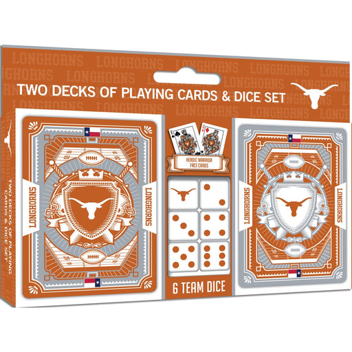 Texas Longhorns - 2-Pack Playing Cards & Dice Set - for just $19.99! 