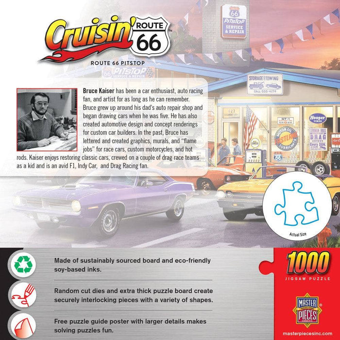 Cruisin' Route 66 - Pitstop 1000 Piece Jigsaw Puzzle - for just $16.99! 