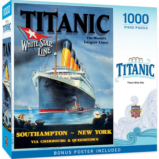Titanic - White Star Line 1000 Piece Jigsaw Puzzle - Premium 1000 Piece - Just $16.99! Shop now at Retro Gaming of Denver