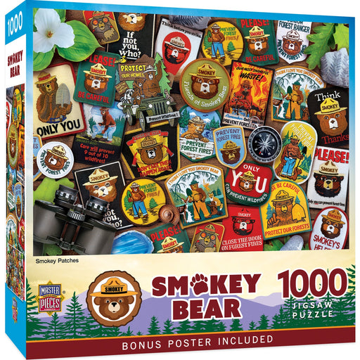 Smokey Bear Patches 1000 Piece Jigsaw Puzzle - Just $16.99! Shop now at Retro Gaming of Denver