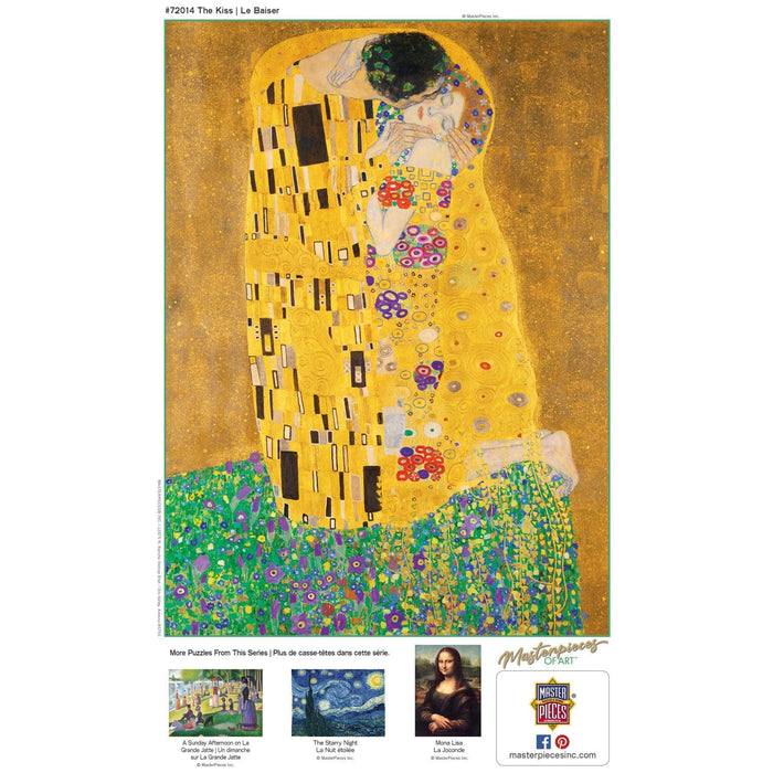 MasterPieces of Art - The Kiss 1000 Piece Jigsaw Puzzle - for just $9.99! 