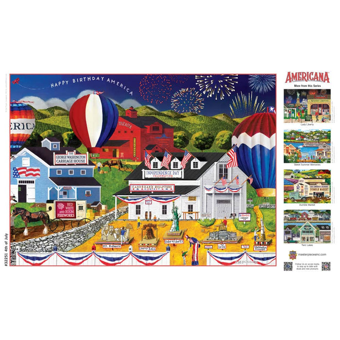 Americana - 4th of July 500 Piece EZ Grip Jigsaw Puzzle - for just $14.99! 