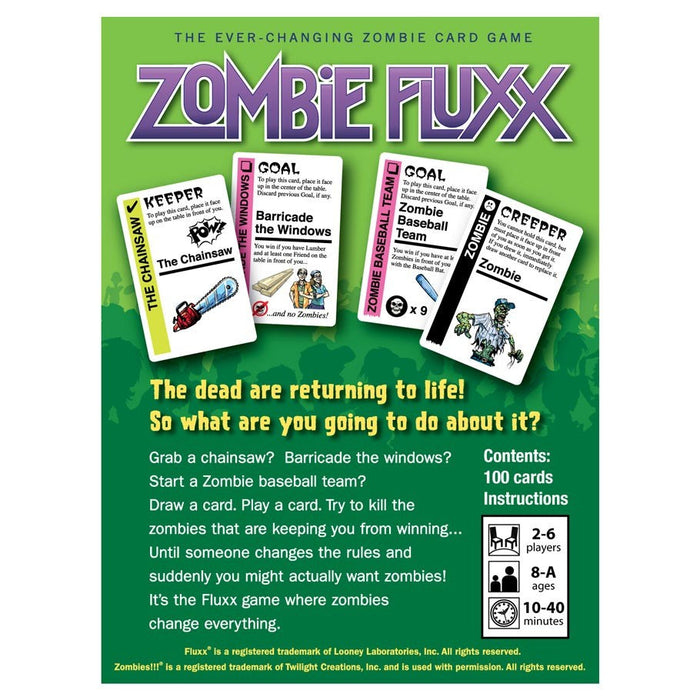 Zombie Fluxx - for just $20! 