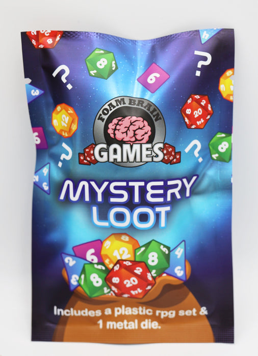 Mystery Loot: Plastic RPG Dice Set & Bonus Metal Die - for just $11.99! 
