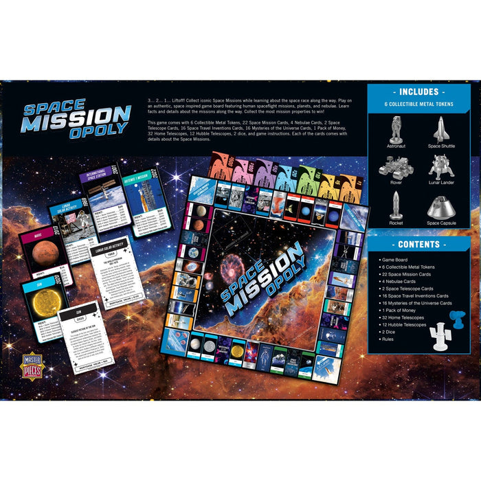 Space Mission Opoly Board Game - for just $29.99! 