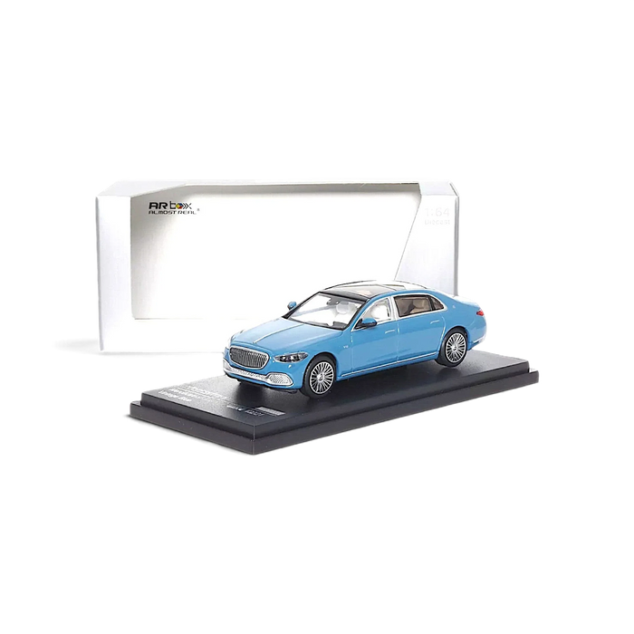 AR BOX 2021 Mercedes-Benz Maybach W223 Blue 1:64 - for just $39.99! 