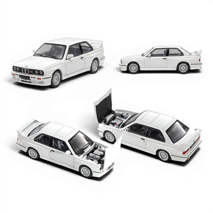 Mortal BMW E30 M3 Sedan Pearl White 1:64 - for just $39.99! 