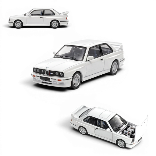 Mortal BMW E30 M3 Sedan Pearl White 1:64 - for just $39.99! 