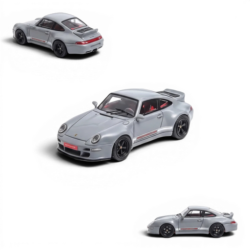 Flame Model Porsche 911 Gunther Werks 400R Cement Gray 1:64 - for just $64.99! 