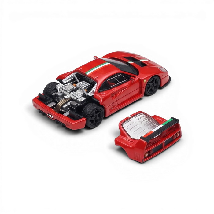 Stance Hunters Ferrari F40 LM Italian Stripe Red 1:64 - for just $39.99! 