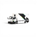 MicroTurbo HINO 300 Custom Box Truck White - Black Livery 1:64 - for just $44.99! 