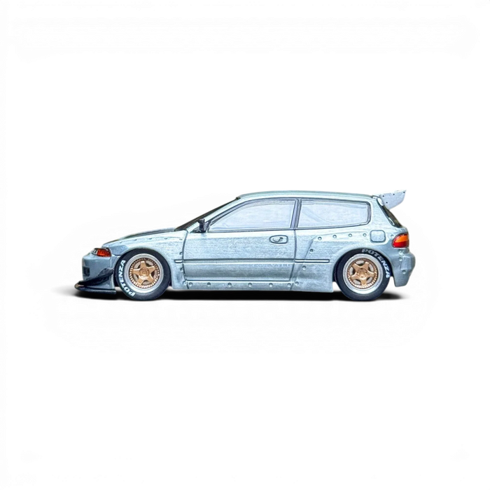 Pop Race Honda Civic EG6 Raw Metal 1:64 - for just $28.99! 