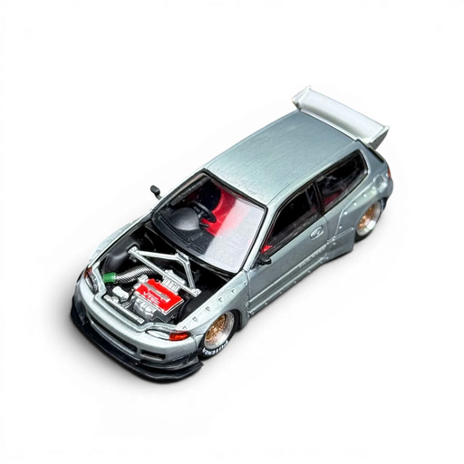 Pop Race Honda Civic EG6 Raw Metal 1:64 - for just $28.99! 