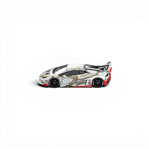 Flame Lamborghini Huracan GT LP610 White Gray - Glow in dark 1:64 - for just $68.99! 