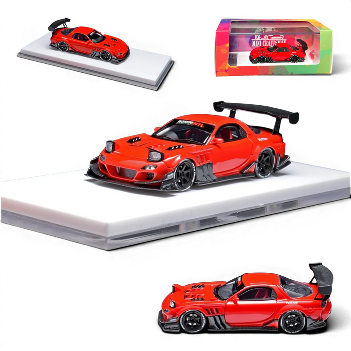 YM Model x Minicraftsman Mazda RX-7 Modified Red 1:64 - for just $95.99! 
