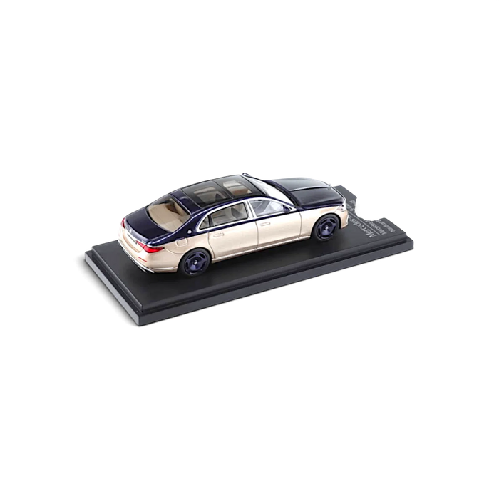 AR BOX 2021 Mercedes-Benz Maybach W223 Blue-Gold 1:64 - for just $39.99! 