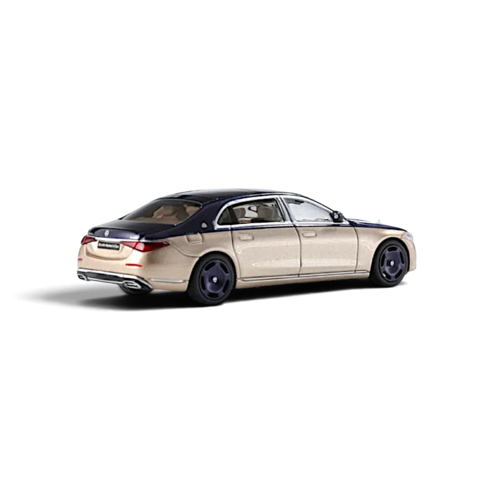 AR BOX 2021 Mercedes-Benz Maybach W223 Blue-Gold 1:64 - for just $39.99! 
