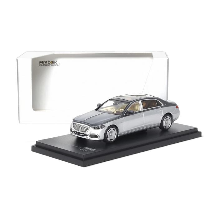 AR BOX Mercedes-Benz Maybach W223 Grey/Hightech Silver 1:64 - for just $39.99! 