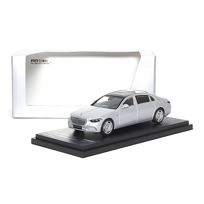 AR BOX 2021 Mercedes-Benz Maybach W223 Matte Silver 1:64 - for just $39.99! 