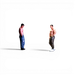 EHC Model Muscle Man Duo Resin Figure Set 1:64 - for just $49.99! 
